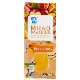 ΑΒ Χυμός Μήλο Ροδάκινο 250ml