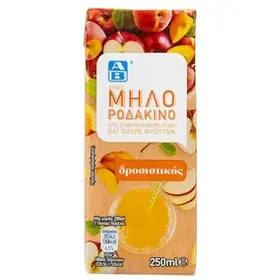 ΑΒ Χυμός Μήλο Ροδάκινο 250ml