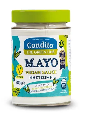 Μαγιονέζα Vegan χωρίς Γλουτένη The Green Line Condito (250 g)