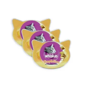 WHISKAS Σνακ Γάτας Temptations Κοτόπουλο Τυρί 60g