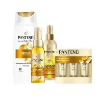 Combo Αναδόμηση και Προστασία από τον Ήλιο Pantene 4 τεμ