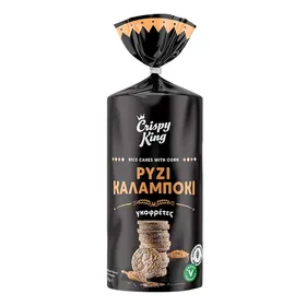 Ρυζογκοφρέτες τραγανές με καλαμπόκι CRISPY KING 100gr