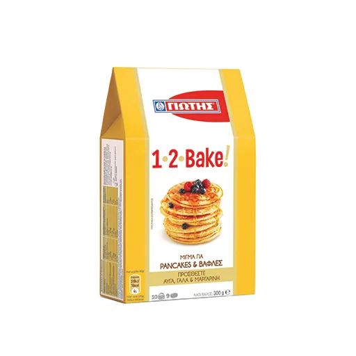 Μίγμα για pancakes & waffles ΓΙΩΤΗΣ 1-2 Bake 300γρ.