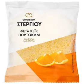 Οικογένεια Στεργίου Κέικ Πορτοκάλι Φέτα 80γρ.