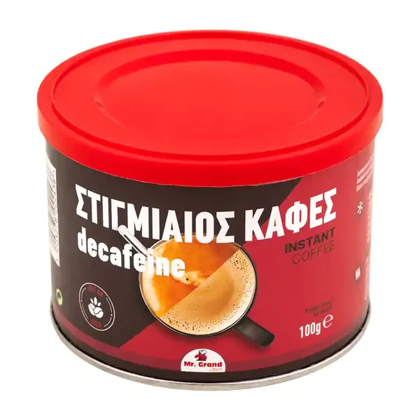 MrGrand Καφές Στιγμιαίος Decaffeine 100γρ.
