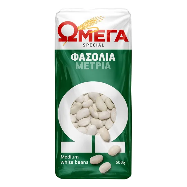 Φασόλια μέτρια ΩΜΕΓΑ special 500gr