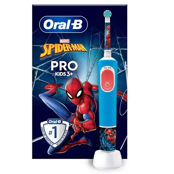 Oral-B Vitality Pro Ηλεκτρική Οδοντόβουρτσα Spider-Man, Για Παιδιά 3+ Ετών