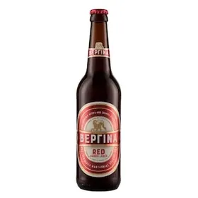 Μπύρα φιάλη Red Βεργίνα 500 ml