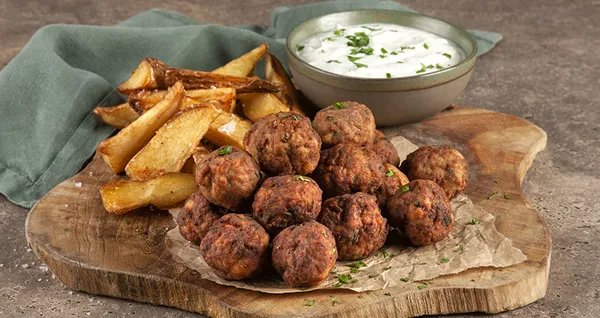 Κεφτεδάκια με πατάτες