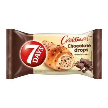 "7 Days" Κρουασάν Με Κομμάτια Σοκολάτας 70gr