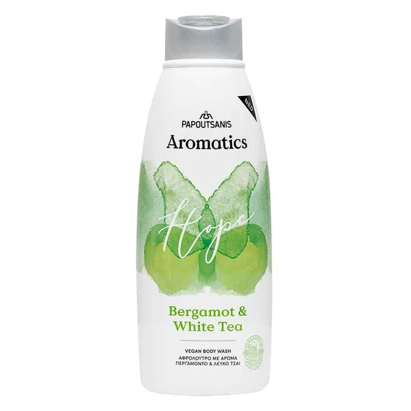 Papoutsanis Aromatics Hope Αφρόλουτρο Περγαμόντο & Τσάι 600ml.