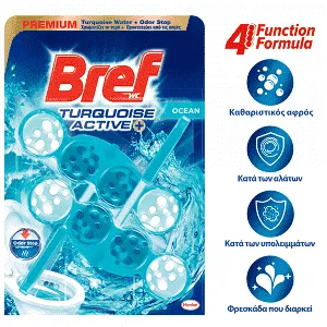 Bref WC Turquoise Active Duo 2x50gr