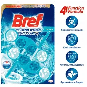 Bref WC Turquoise Active Duo 2x50gr