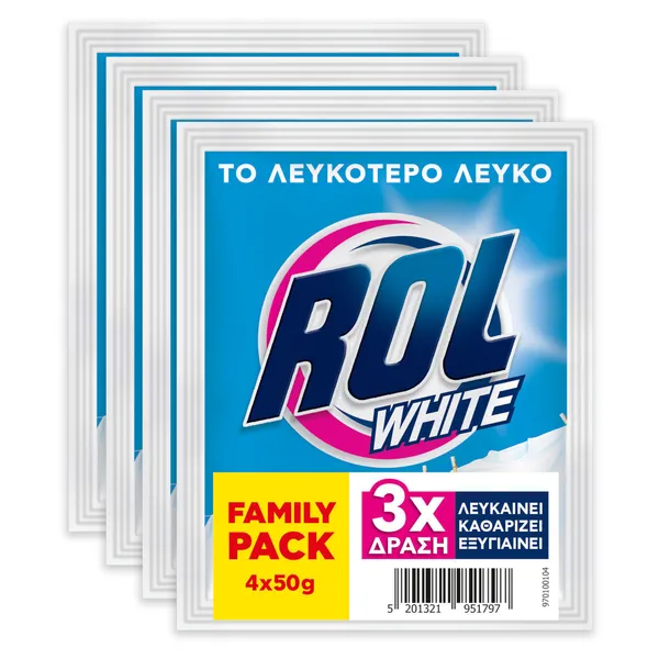 ROL White λευκαντικό σε σκόνη 4x50γρ.