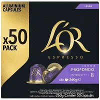 L'Or Espresso Lungo Profondo Κάψουλες Καφέ Espresso συμβατές με μηχανές Nespresso* 50τεμ
