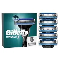 Gillette Mach3 Ανταλλακτικές Κεφαλές 5τεμ.
