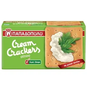 ΠΑΠΑΔΟΠΟΥΛΟΥ Κράκερς Σίτου Χωρίς Ζάχαρη 165g