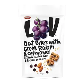 Pellito Lov Bites Βρώμη, Σταφίδα & Αμύγδαλο 70g