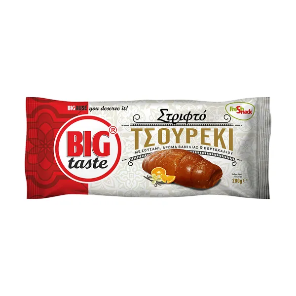 Τσουρέκι στριφτό BIG taste FRESH SNACK 280gr