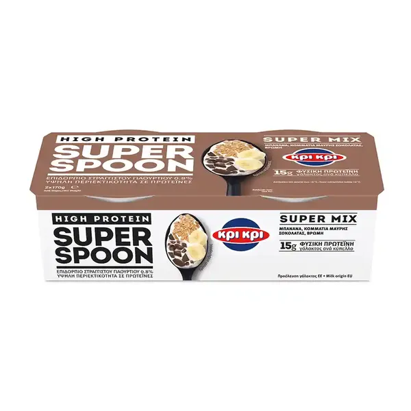 ΚΡΙ ΚΡΙ SPOON Μπανάνα - Σοκολάτα 2x170gr