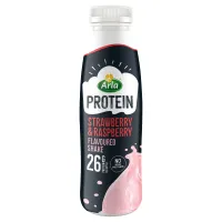 Arla Protein Ρόφημα Γάλακτος Φράουλα 50% Λιγότερη Ζάχαρη Χωρίς Γλουτένη 500γρ.