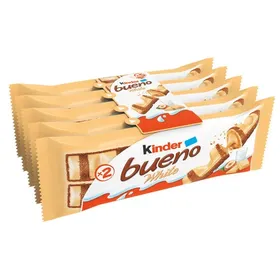 γκοφρέτα kinder bueno λευκή σοκολάτα φουντούκι 5x39g