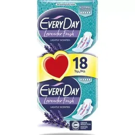 EveryDay Lavender Fresh Σερβιέτες Normal 18 τεμ.