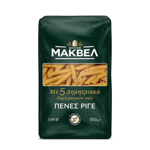 Μάκβελ 5 Δημητριακά Πένες Ριγέ 500γρ.