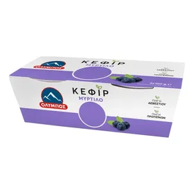 Κεφίρ γιαούρτι ΟΛΥΜΠΟΣ 2x150gr κλασικό ή μύρτιλο ΜΕ ΕΚΠΤΩΣΗ 30% Η τιμή αφορά το κλασικό