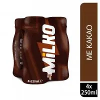 Milko Σοκολατουχο Γαλα Φιαλη 4x250ml