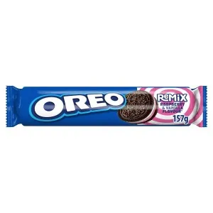 Μπισκότα OREO 157gr με κρέμα βανίλια & ράσμπερι ή τιραμισού