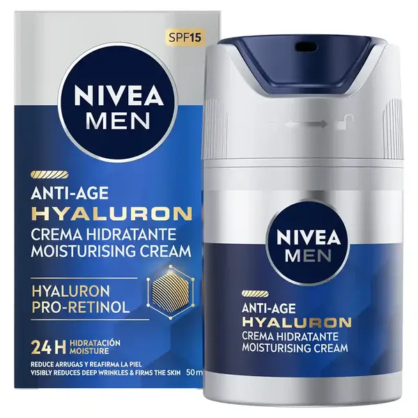 Nivea Men Active Age Κρέμα Προσώπου Για Ρυτίδες SPF 15 50ml