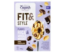 ΔΗΜΗΤΡΙΑΚΑ FIT & STYLE με μαύρη σοκολάτα 375g