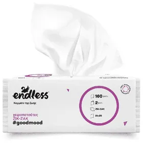 ENDLESS Χειροπετσέτες Ζικ Ζακ Good Mood 1 Τεμάχιο