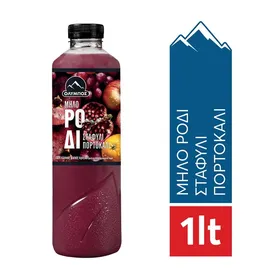 ΟΛΥΜΠΟΣ Φυσικός Χυμός Μήλο Ρόδι 1lt