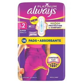 Always Ultra Platinum Σερβιέτες Long (Μέγεθος 2) Value Pack 14τεμ.