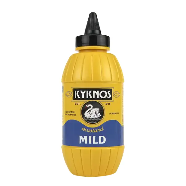 ΚΥΚΝΟS Μουστάρδα Απαλή Χωρίς γλουτένη 500g