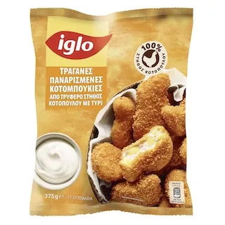 IGLO Κοτομπουκιές με Τυρί 375g