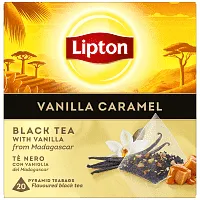 Lipton Μαυρο Τσάι Βανίλια-Καραμέλα 20x1,7gr