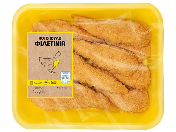 Φιλετίνια κοτόπουλο παναρισμένα