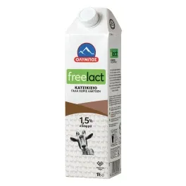Όλυμπος Γάλα Κατσικίσιο Freelactose 1,5% 1lt