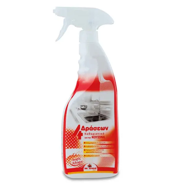 MrGrand Πολυκαθαριστικό Σπρέι Κουζίνας 4σε1 750ml.