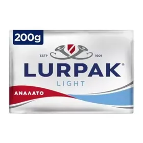 LURPAK ΒΟΥΤΥΡΟ LIGHT ΑΝΑΛ.ΑΛΟΥΜΙΝ.200g.