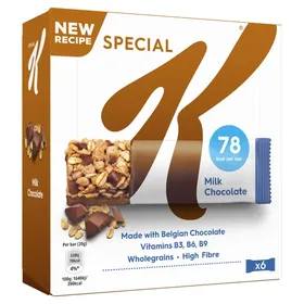 Μπάρες Δημητριακών Special K Milk Chocolate Kellogg's (6x20g)