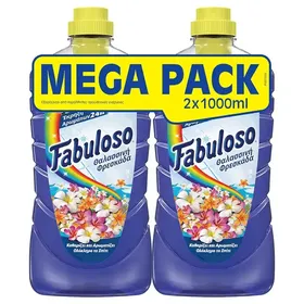 Fabuloso Υγρό Καθαριστικό Θαλασσινή Φρεσκάδα 2x1lt.