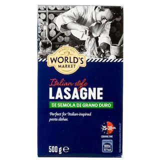 WORLD'S MARKET Λαζάνια Φύλλα 500g