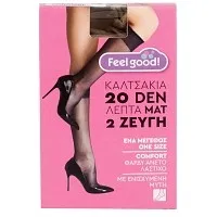 Feel Good! Καλτσάκια 20D Κάραμελ 2 τεμ.
