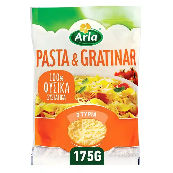Arla Τυρί Τριμμένο Mix Pasta & Gratinar 175γρ.