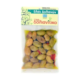 Ελιές Πράσινες ΤΟ ΔΟΛΙΑΝΙΤΙΚΟ Γίγας 250g