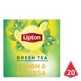 Lipton Sunny Πράσινο Τσάι Λεμόνι & Μελισσόχορτο Σε Πυραμίδες 20x1,6γρ.